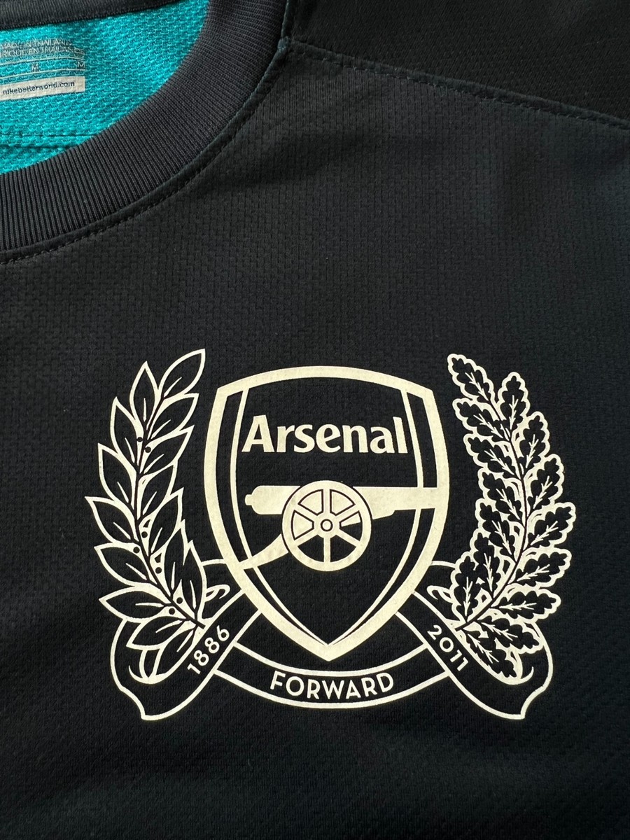 Nike 08/10Arsenal ファンペルシー Nike Arsenal FC #10 Robin van Persie 2011 2012 Away Football