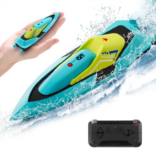 US RC Electric Racing Boat 2.4G Remote Control High Speed 20 MPH Boat Kids Toys