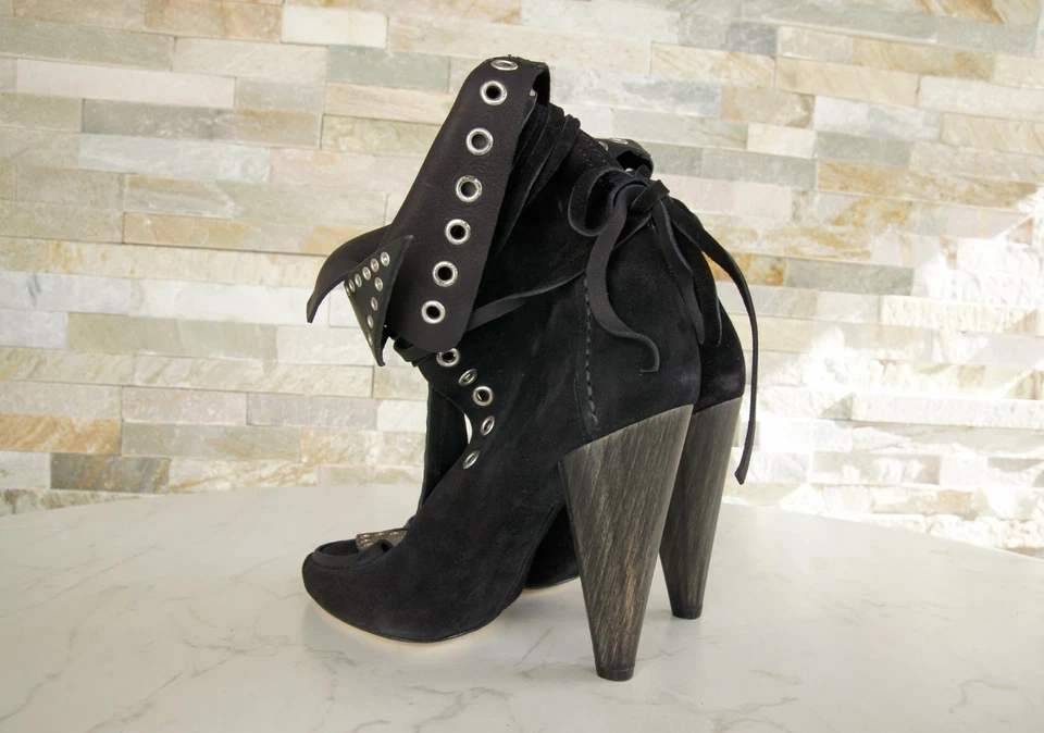 ISABEL MARANT 38 Botines Botas Zapatos Negros Nuevos Ex-Precio Recomendado 630 € - Imagen 4 de 4