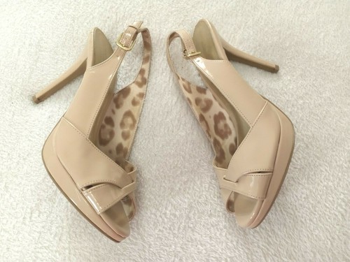 Payless Nude Heels Open Toe 