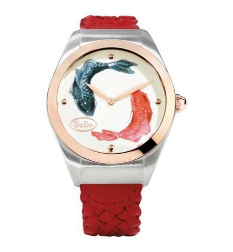 OROLOGIO DODO (WAD6PE/PVD) DONNA TWO FISH WATCH - QUADRANTE CON PESCI -  QUARZO | eBay