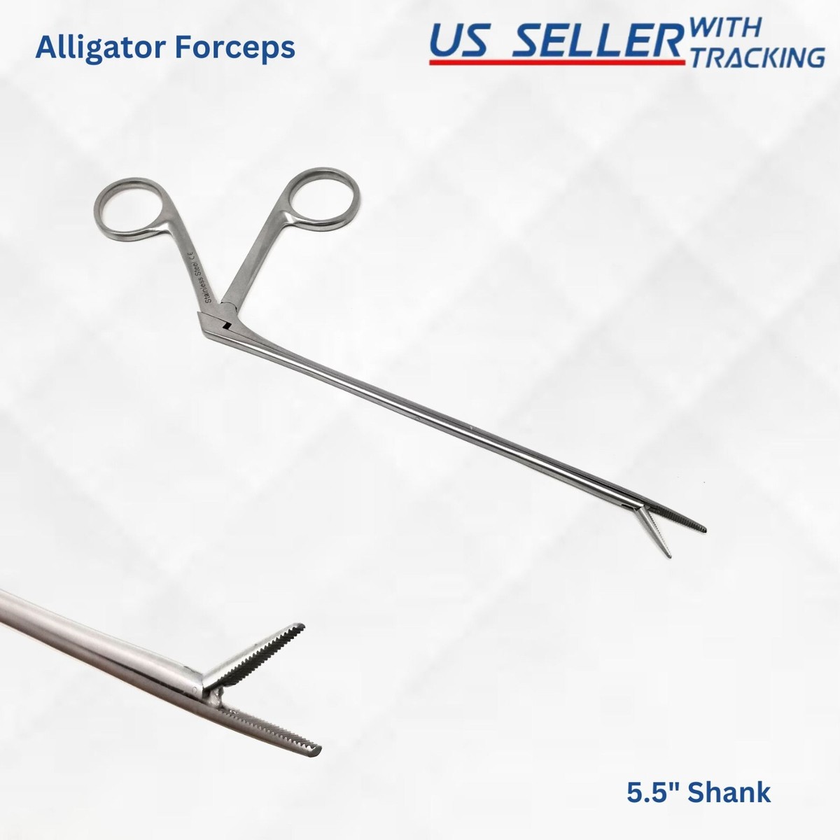 Pinza Per Alligatore (Alligator Forceps) ORL – 5.5" Acciaio Inox Seghettato, Gadgets Collection - Foto 3