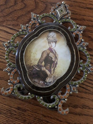 Tizo Swarovski Crystal Frame Excellent Condition 2.5” X 3.5” - Picture 6 of 12