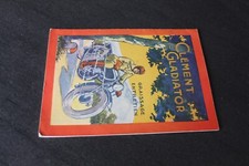 (132B) Rare Notice Graissage Entretien Clément Gladiator