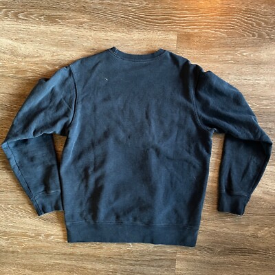 Supreme Underline Logo Crewneck Navy (SS20SW33) Size Medium | eBay
