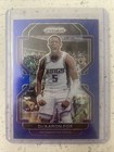2021 Panini Prizm Basketball Blue Wave De'Aaron Fox #148
