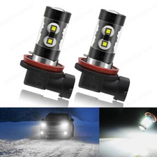 For Toyota Tundra RAV4 2014-2019 Pair H11/H8 LED Fog Light Bulbs 6000K White