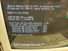 Vintage Abit Bridgeport AB-PX5 AT CNC 200MHz 64MB Socket 7 Motherboard Tested