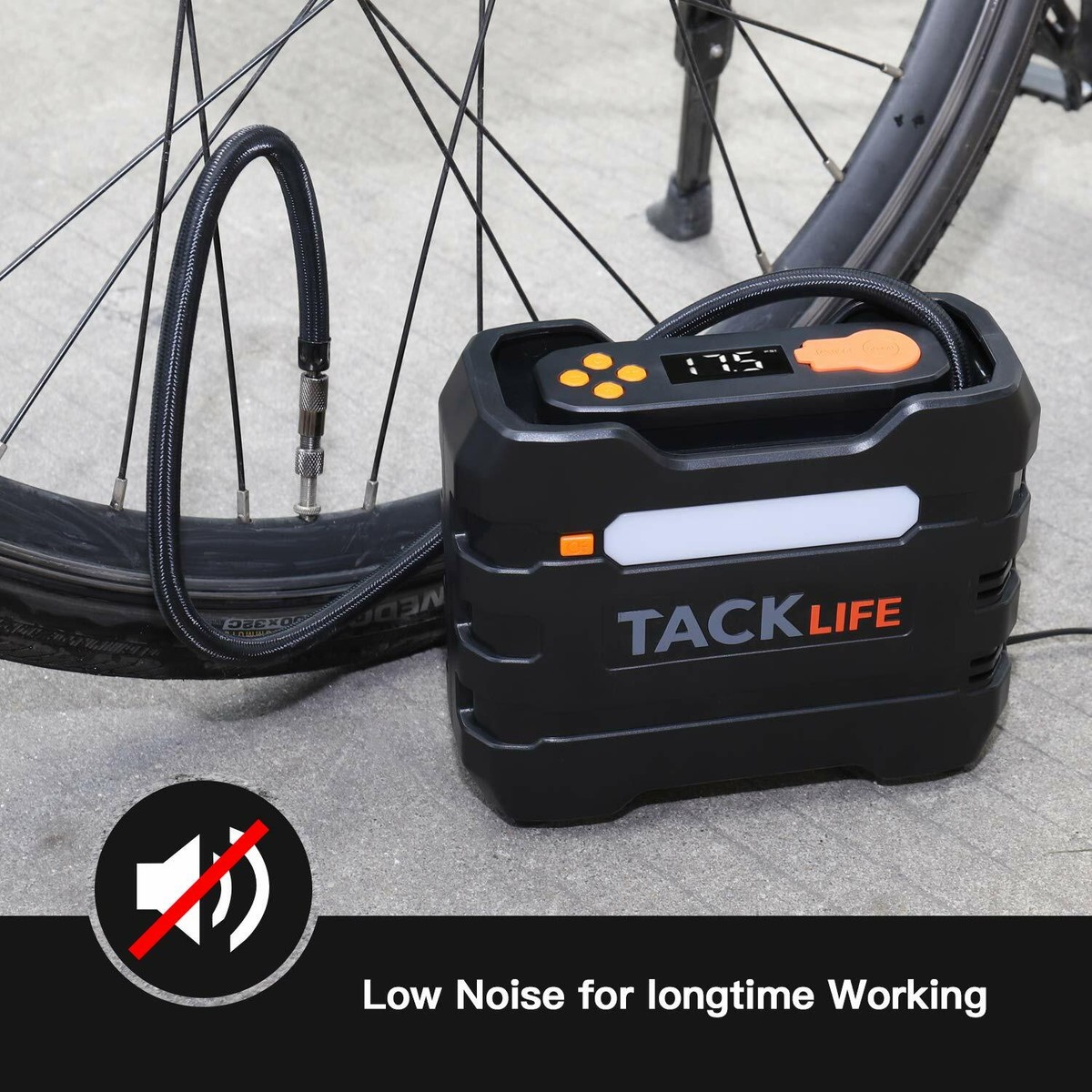 Tire Inflator Portable Air Compressor 12V Portable Air Compressor Pump ...