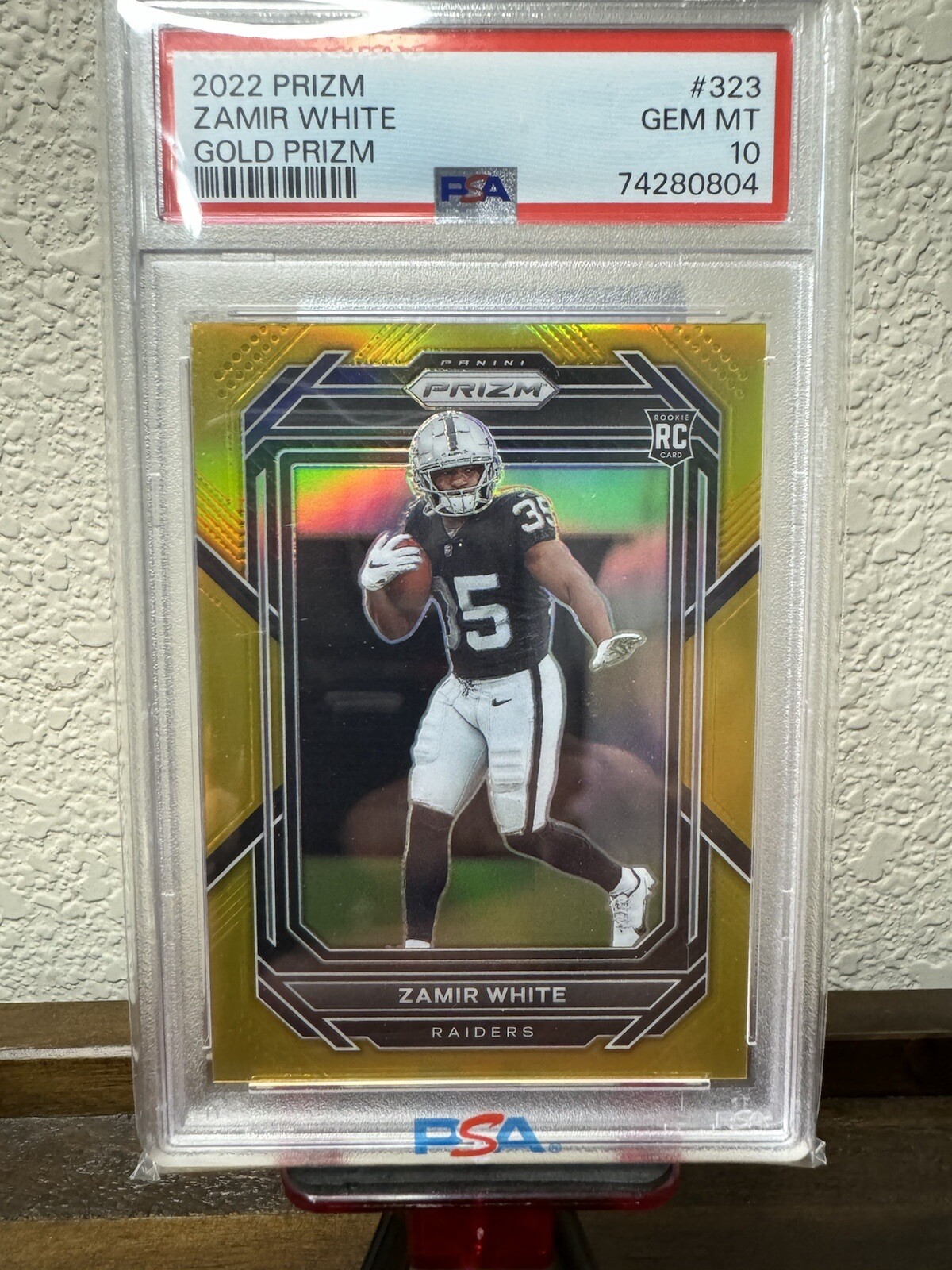 2022 Zamir White Panini Gold Prizm Rookie 01/10 PSA 10 POP 2