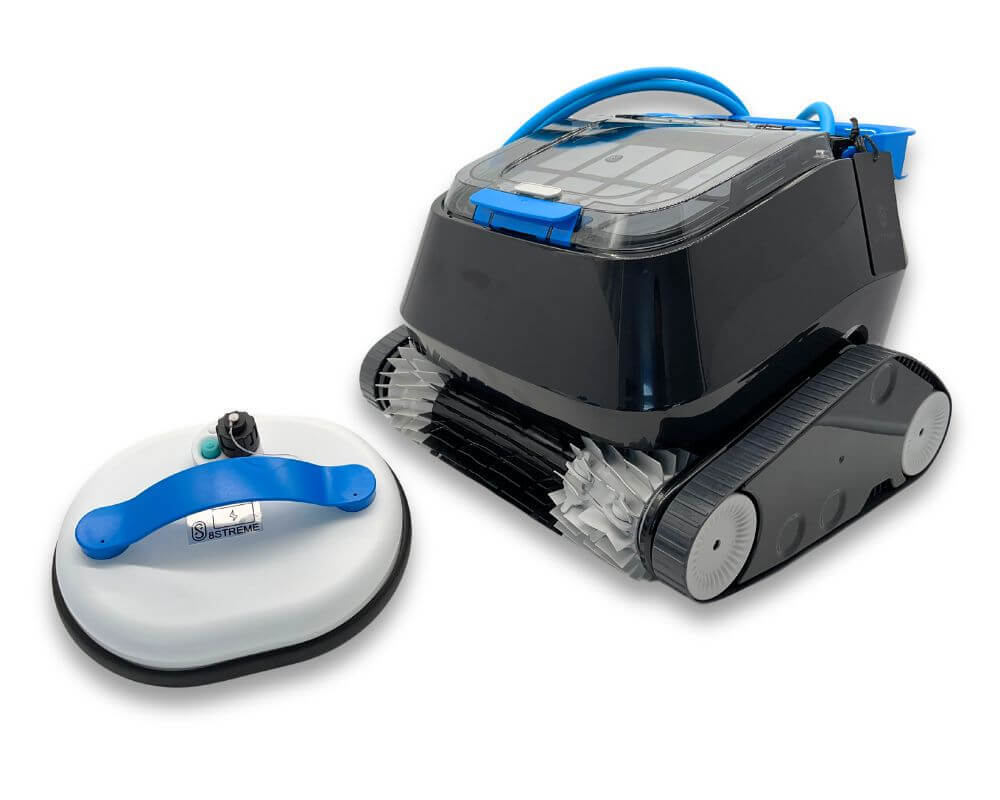 POWER BATTERY Poolroboter Poolsauger Akkusauger Pool Akku-Sauger kabellos