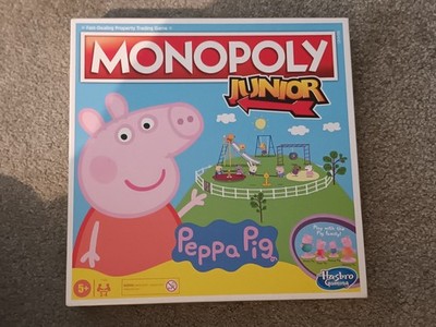 Monopoly Junior: Peppa Pig Edition Brettspiel für 2-4 Spieler, Indoorspiel