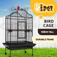 i.Pet Bird Cage Large Cages Aviary Parrot Pet Cage Toys Stand Budgie Wheel 168CM