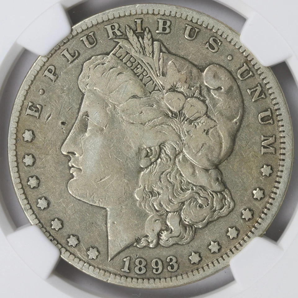 1893-CC $1 Morgan Dollar NGC F15 - Image 3 of 4