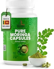 PRESERVE Pure Moringa Oleifera Leaf Supplement, NSF Certified, Pure Leaf Powd...