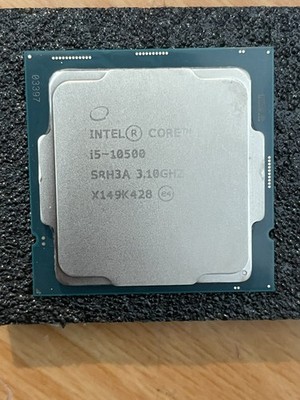 Compatible Intel Six Core i5-10500 CPU Processor 3.10GHz LGA1200 SRH3A Tested