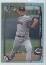 2015 Bowman Draft Chrome Sky Blue Refractor Jordan Ramsey #93 0a3