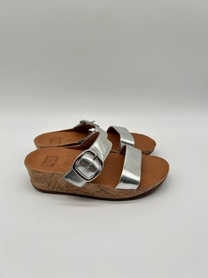 Fitflop Damen Sandale Silber EUR 37