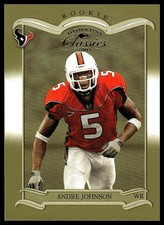2003 Donruss Classics INSERT/900 / Andre Johnson ROOKIE / 763/900