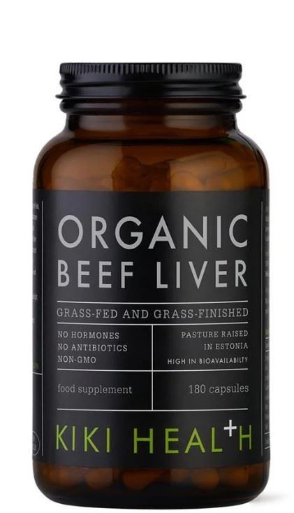 KIKI Health Organic Beef Liver - 180 Vegicaps