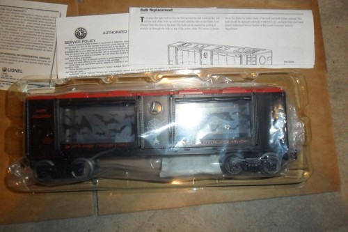 LIONEL HALLOWEEN COSAS EXTRAÑAS ILUMINADO ACUARIO MURCIÉLAGO COCHE 2001 CALIBRE O 6-26747 | Zustand: New