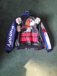 Snoopy Leather Jacket | eBay