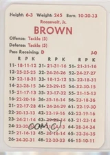 1980-89 APBA Football Great Teams of the Past Rosey Brown HOF