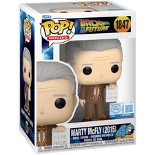 Funko Pop! 40th Ann. of Back to the Future #1847 Marty McFly (2015) w/ Protector