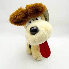 VTG Odie 10" Dog Plush Dakin Tag 1978 United Feature Syndicate Stuffed Animal