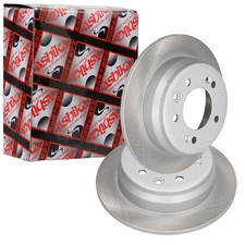 2X ASHIKA BREMSSCHEIBEN HINTEN 262mm VOLL PASSEND FÜR HYUNDAI I30 IX35 KIA