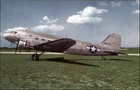World War II C-47 Skytrain military version of Douglas DC-3 aircraft vintage PC