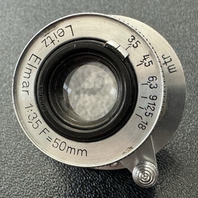 Leitz / Leica Elmar 50mm 1:3.5 Lens - 1933 - Historically