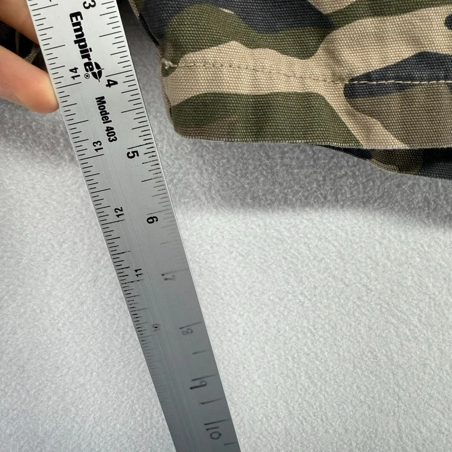 Vintage Red Head Shorts Men's 38 Brown Green Camo Double Cargo Pockets Stretch - Image 4 of 4