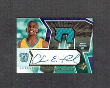 2005-06 UD SPx Chris Paul RC Rookie Jersey Autograph #075/750 Hornets #153