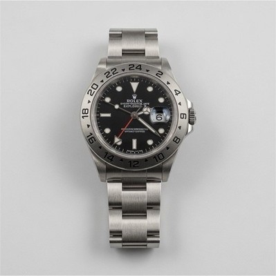 Rolex Explorer II 40mm Black Dial Automatic Date Steel -16570