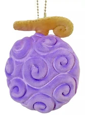 One Piece Keychain Gomu Gomu no Mi Devil Fruit Embossed Ball Chain Mascot ""