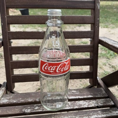 987/ Alte Coca-Cola Flasche Essen  1,5 Liter bottle Germany glass