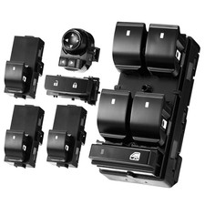 Power Window Switch Driver/Passenger 07-14 Silverado Sierra Switch 6 Piece