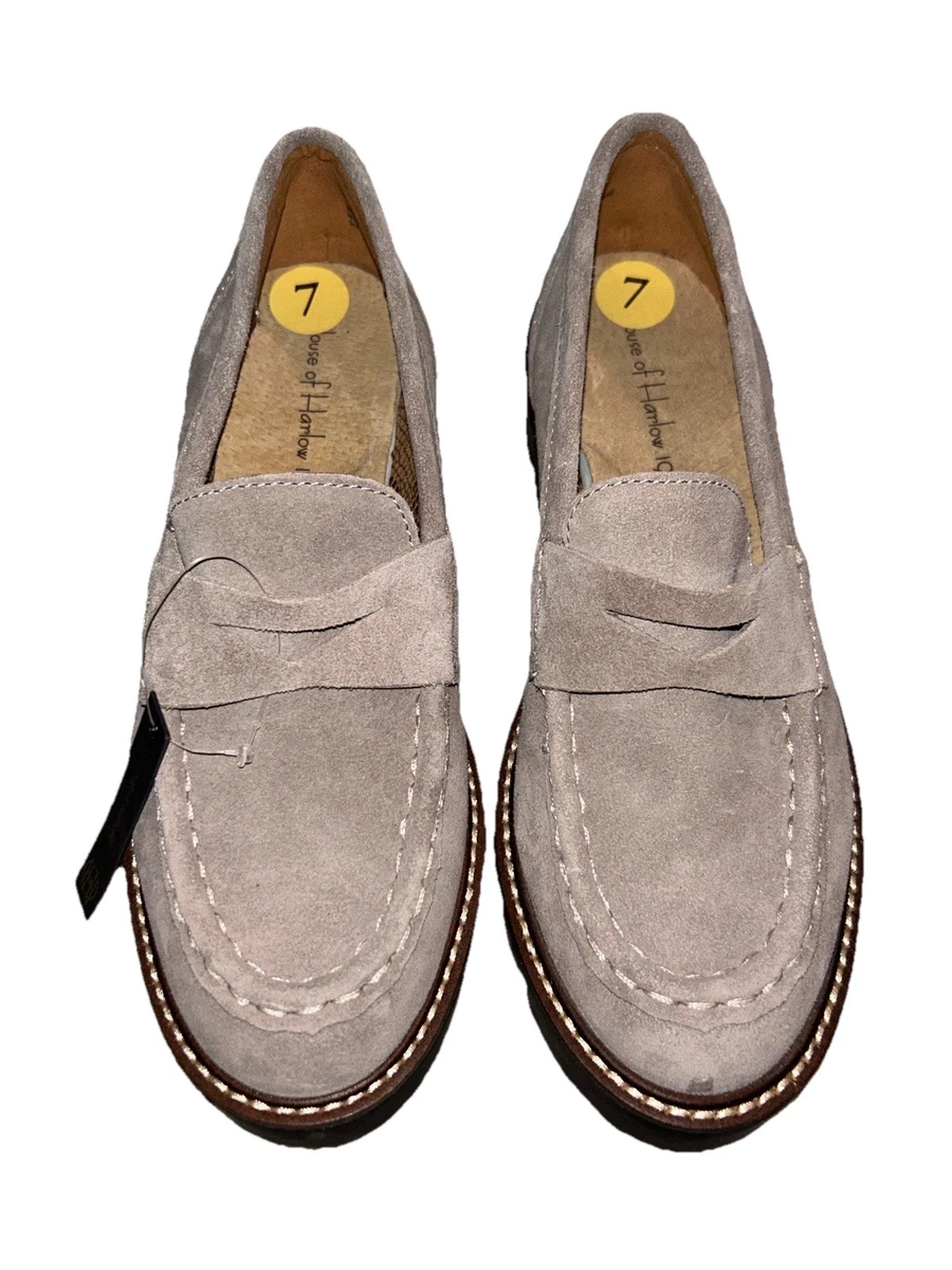 NWT House of Harlow 1960 Suede Penny Loafers Size 7 | eBay display picture 3