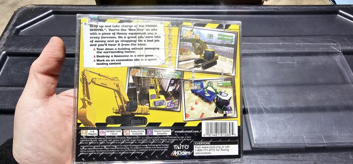 Power Shovel (Sony PlayStation 1, 2001) MINT/SEALED 21481212805| eBay