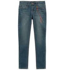 Lucky Brand Girls' Zoe 5-Pocket Skinny Fit Stretch Denim Jeans, 10, Ada Wash