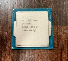 Intel Core i7-6700K 4.00 GHz LGA 1151 Processor, Pre-Owned