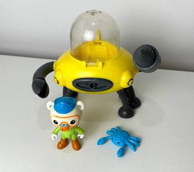 Oktonauten Gup D Bohr- und Krallenfahrzeug mit Captain Barnacles gerissene Windschutzscheibe