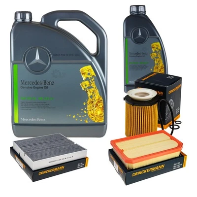 MERCEDES-ORIGINAL, DENCKERMANN DENCKERMANN Inspektionspaket MB 5W-30 229.51 6L für Mercedes-Benz A-Klasse