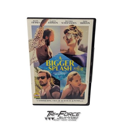 A Bigger Splash (DVD Disc , 2015) Movie Bilingual , Tested ! Free Shipping
