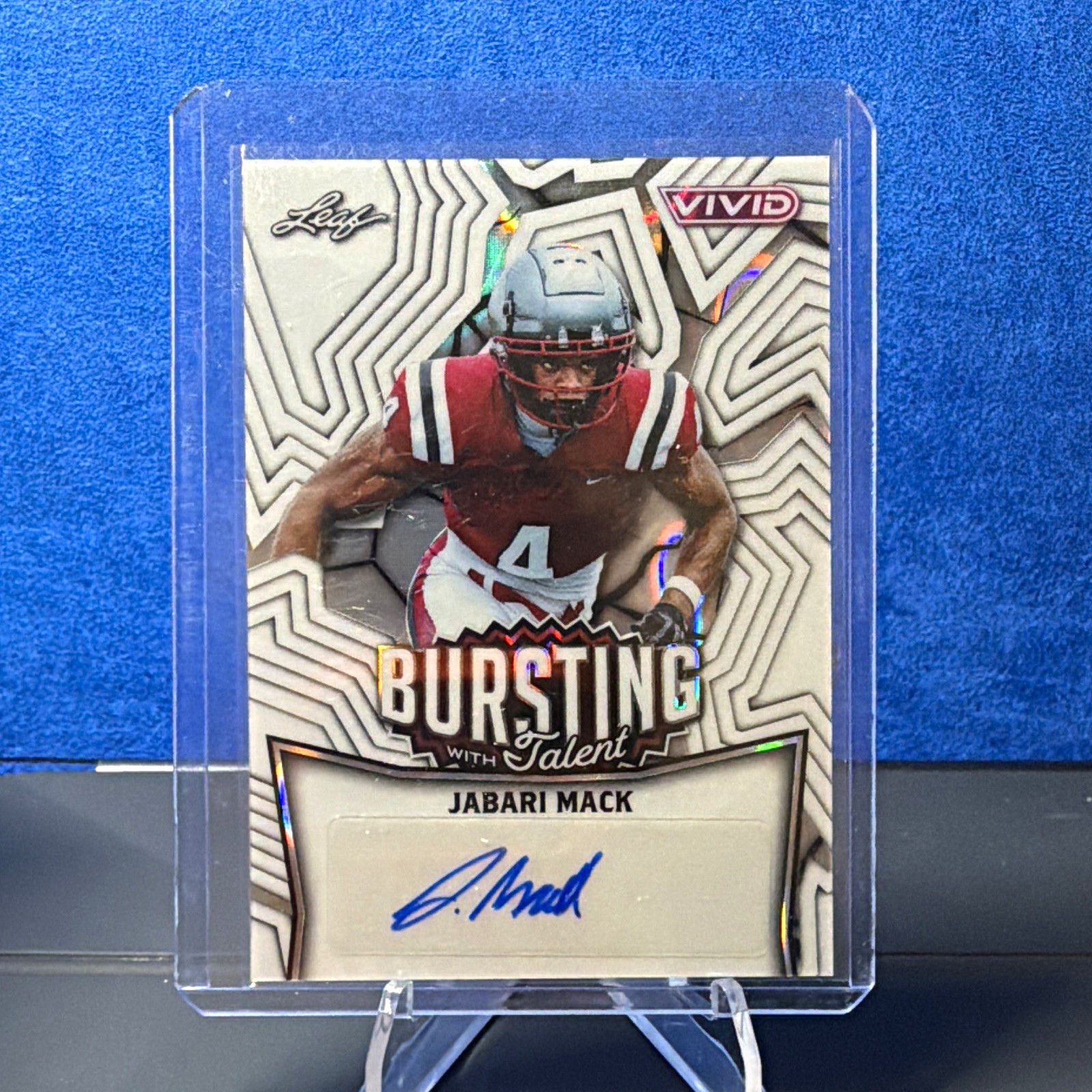 Leaf 2025 Vivid Bursting With Talent Jabari Mack LSU Auto 4/5 TA-JM1