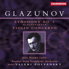 Glazunov, A., Symphony 1 / Violin Concerto, audioCD