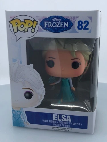 Funko POP! Disney Frozen Elsa #82 Vinyl Figure DAMAGED BOX SEE PICS
