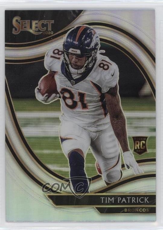 2020 Panini Select Field Level Silver Prizm Tim Patrick #375 Rookie RC 2n9