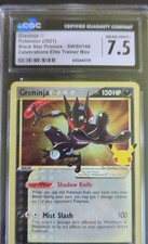 Carte promozionali Greninja Star SWSH144 SWSH: Spada e Scudo Holo CGC 7.5